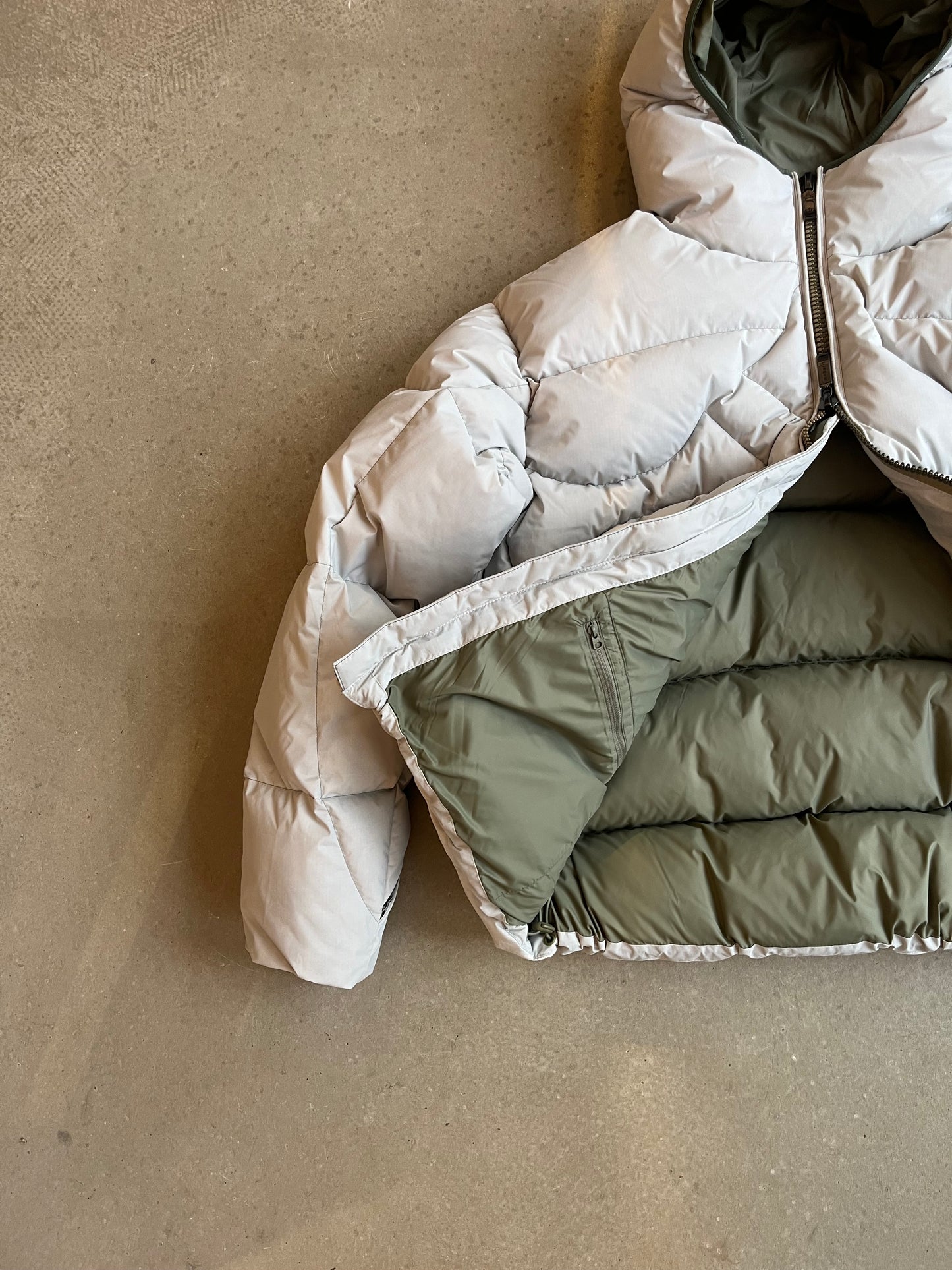 Palace X Maharishi Temple Puffa Jacket Ice Large