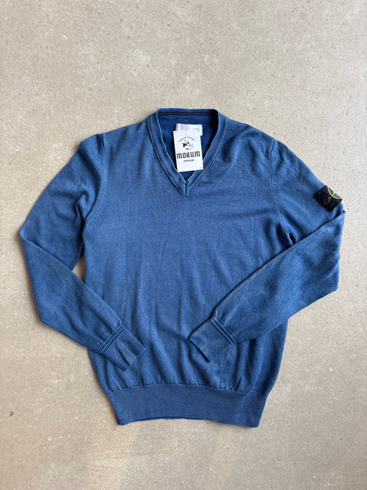 Stone Island  V-Neck Sweater Blue S