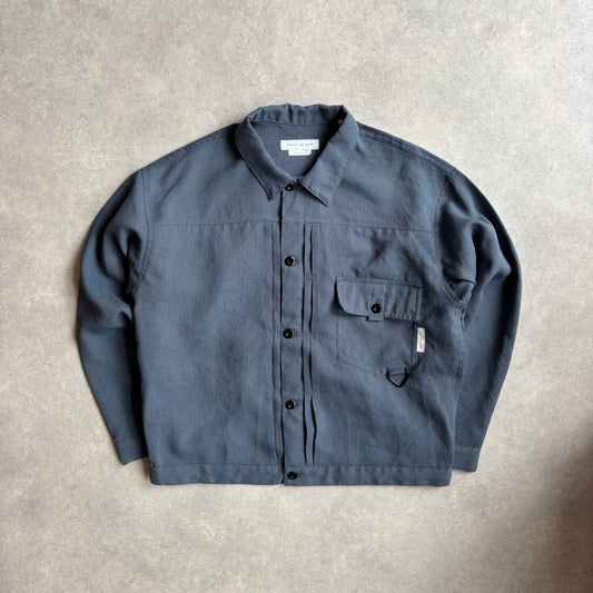 Work And Days 'Japan Fabric' Aircore Canvas Type 1 Jacket Medium Grey