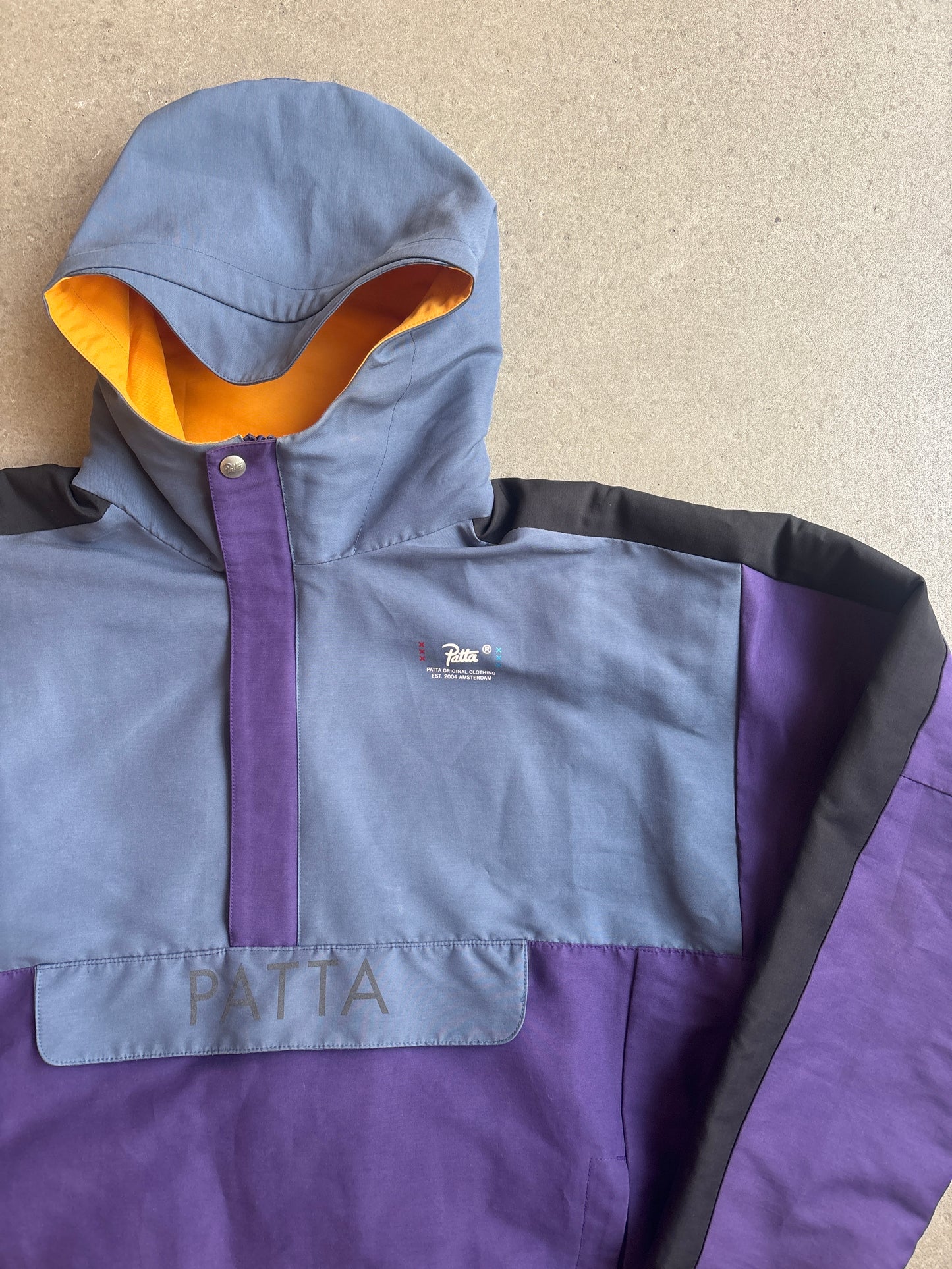 Patta Quarter Zip Smock Jacket Large