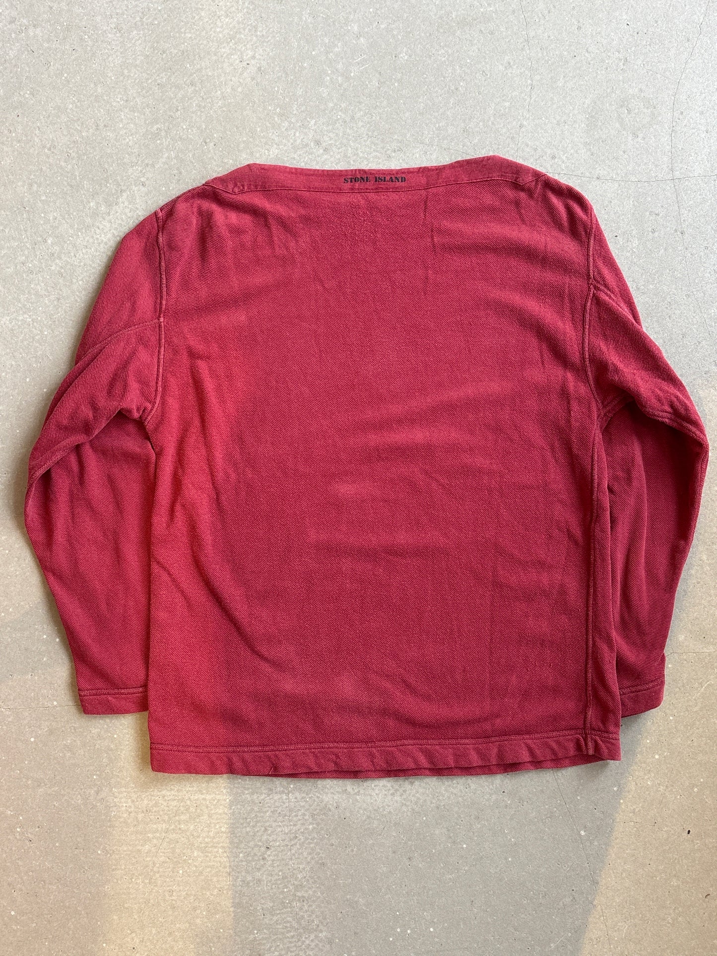 Stone Island Red Boat Neck M