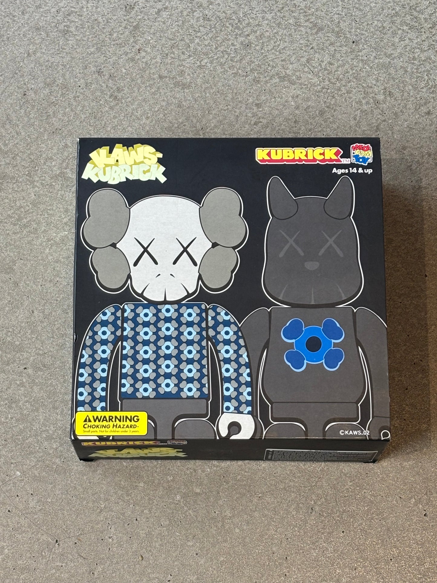 KAWS x Medicom Bus Stop Series Volume 2 Vinyl Toy Black/Blue