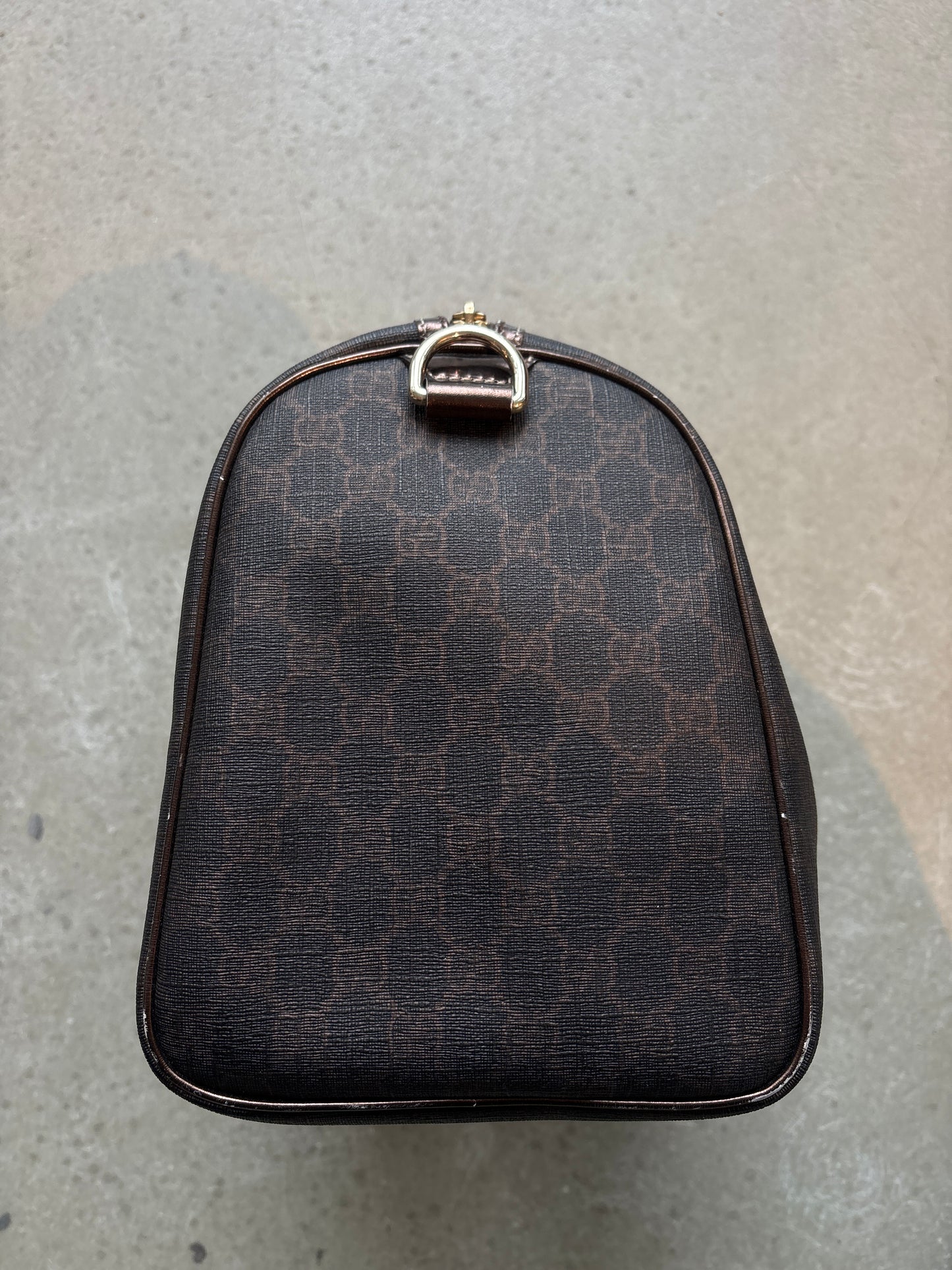 Gucci GG Monogram Boston Bag Brown