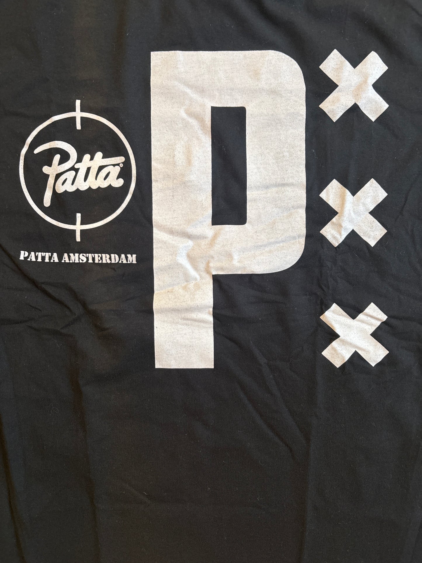 Patta Amsterdam Logo Tee Black L