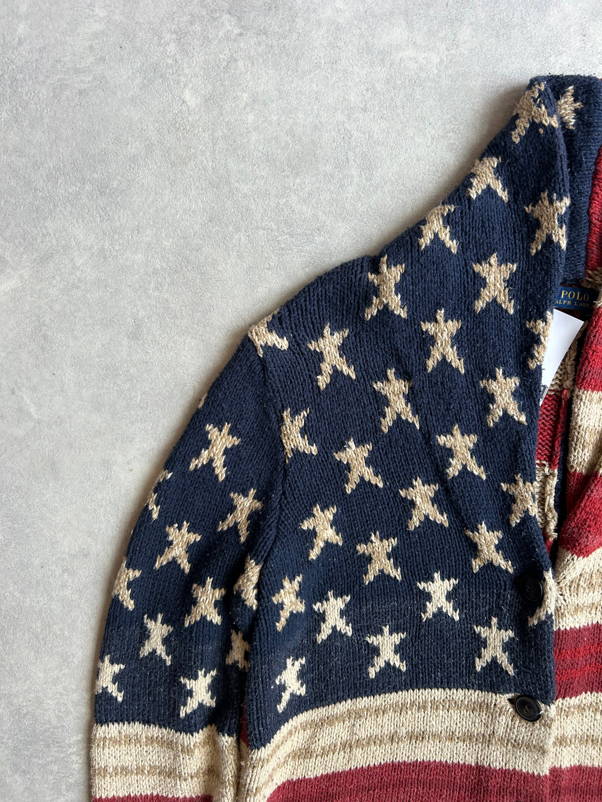 Ralph Lauren Polo Flag Cardigan XL
