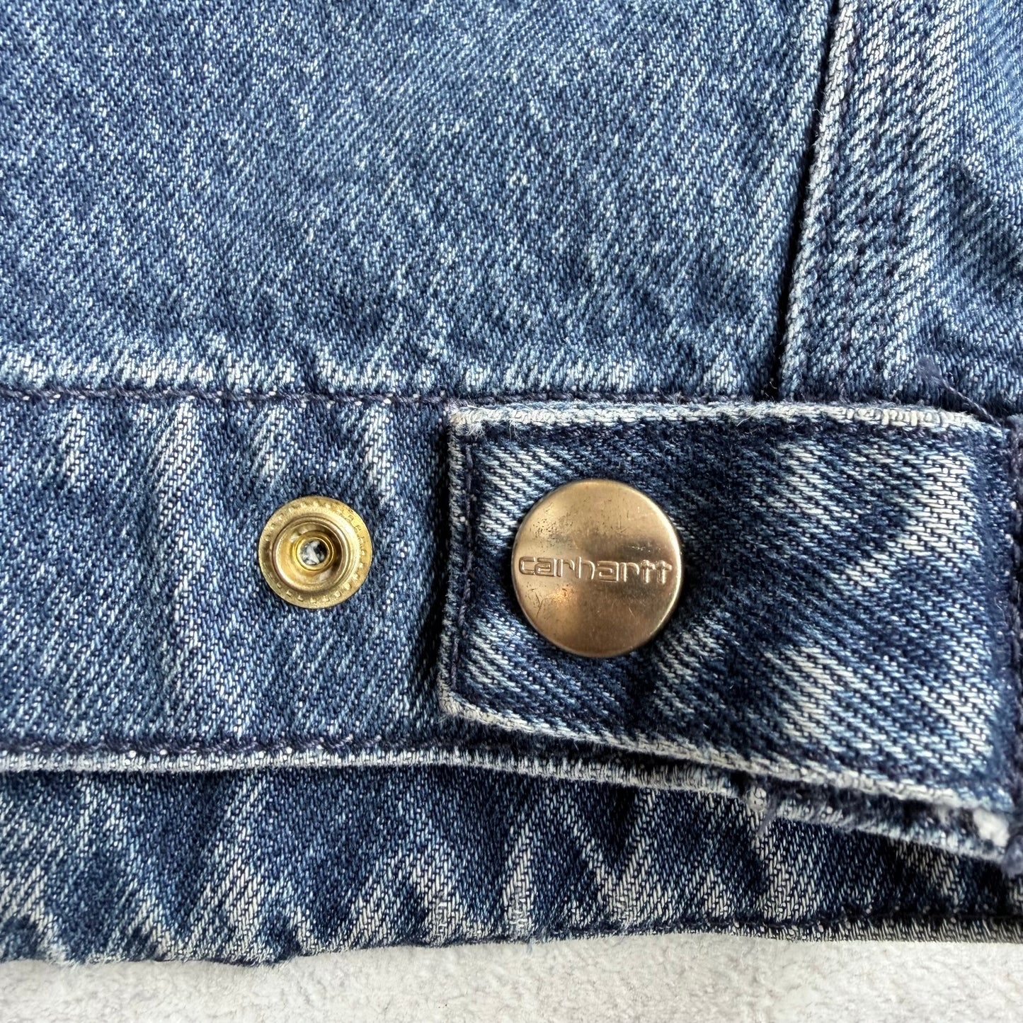 Carhartt Rider Jacket Size S Denim