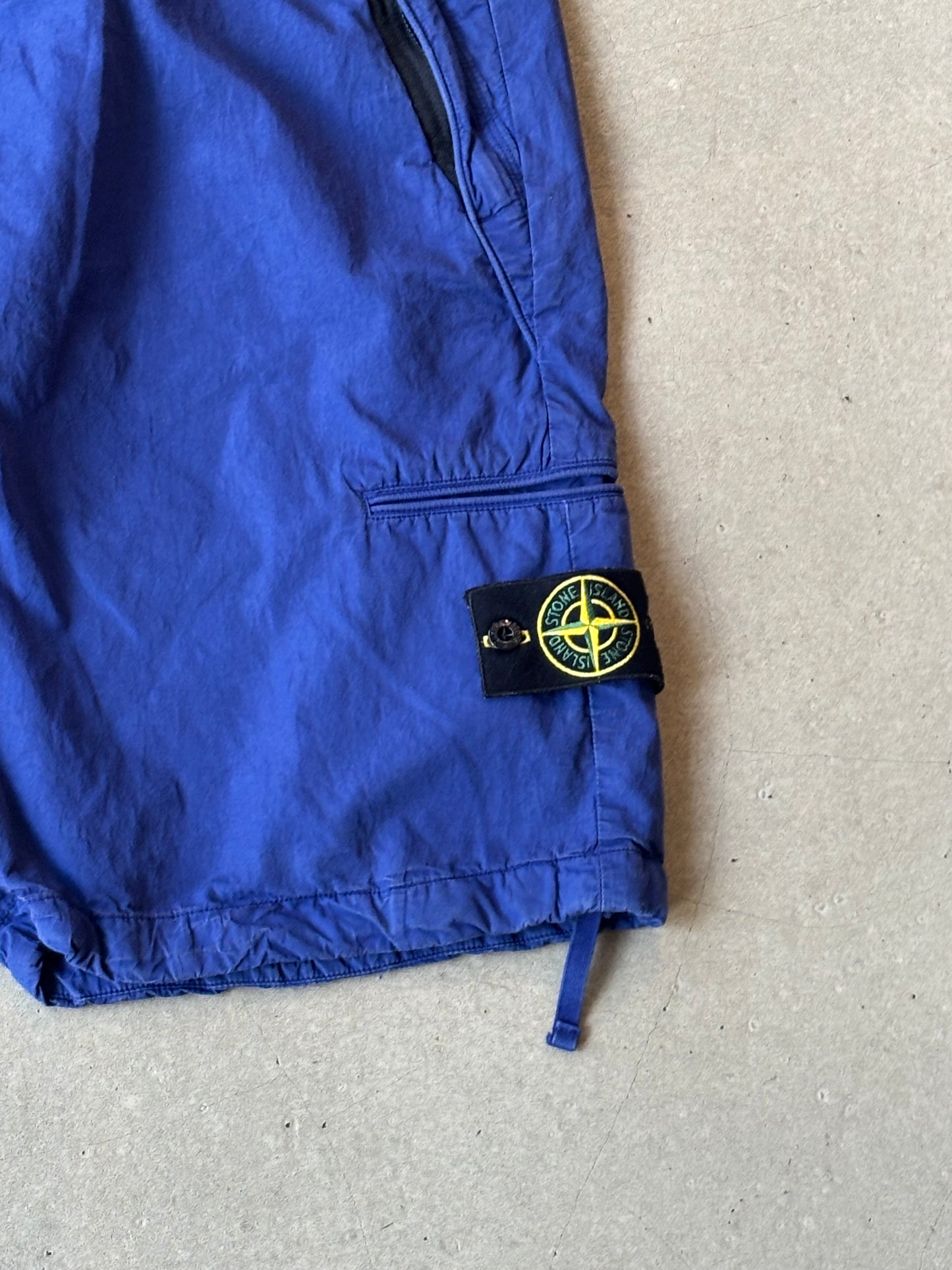 Stone Island Cotton Shorts Blue W38