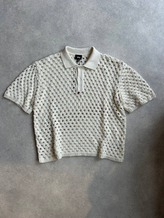 Stussy Big Mesh Polo XL