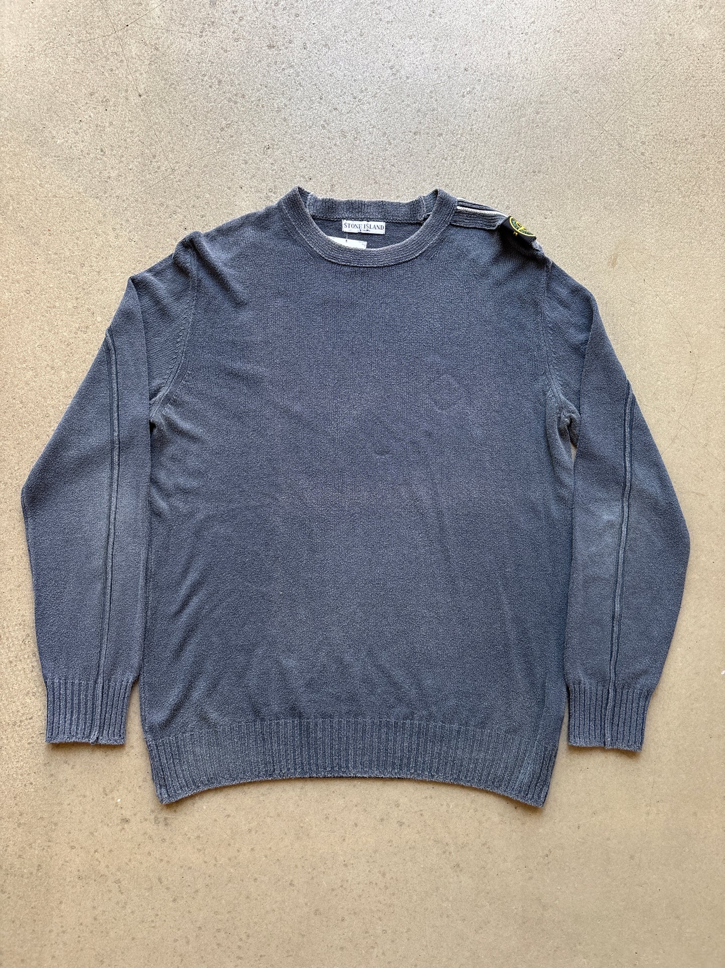 Stone Island Shoulder Badge Sweater Grey XXXL