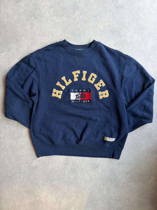 Patta X Tommy Crewneck Navy Medium