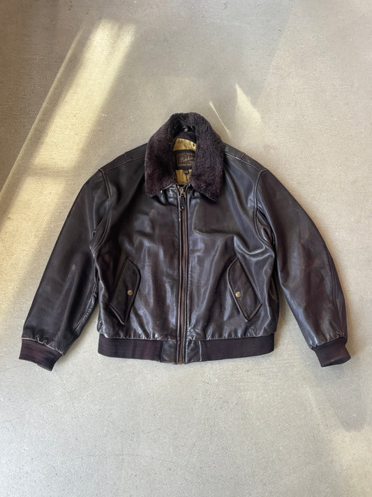 Redskins Leather Pilot Jacket Brown XXXL