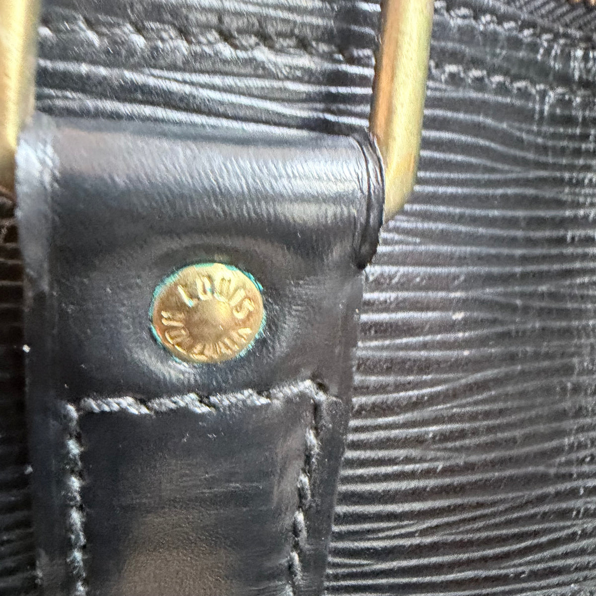 Louis Vuitton Epi Keepall 45 Weekend Bag Black