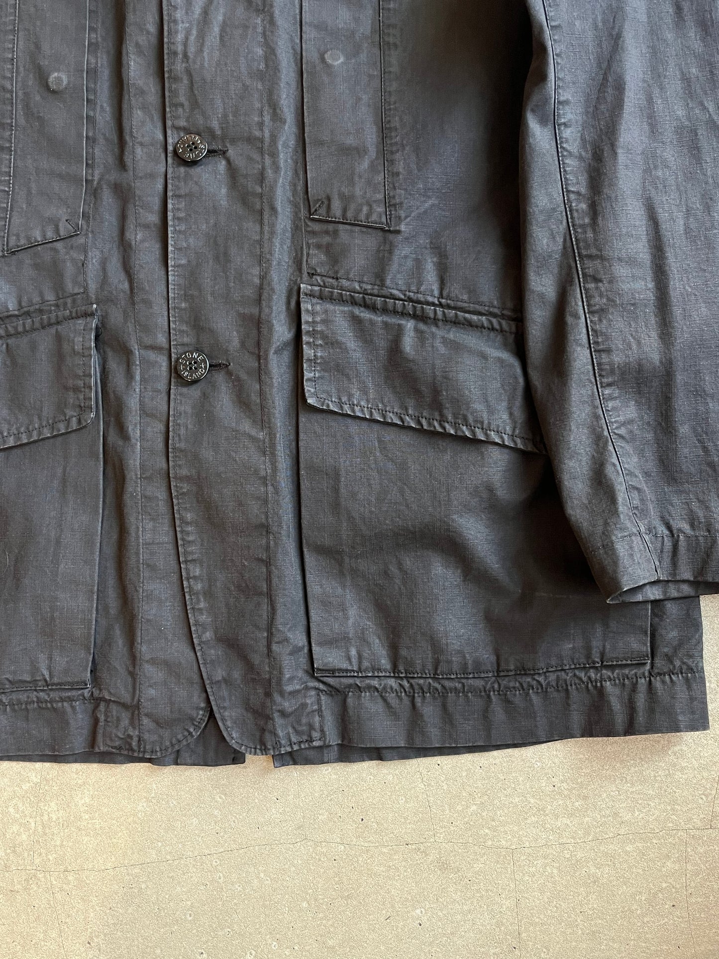 Vintage Stone Island Blazer Field Jacket Black XL