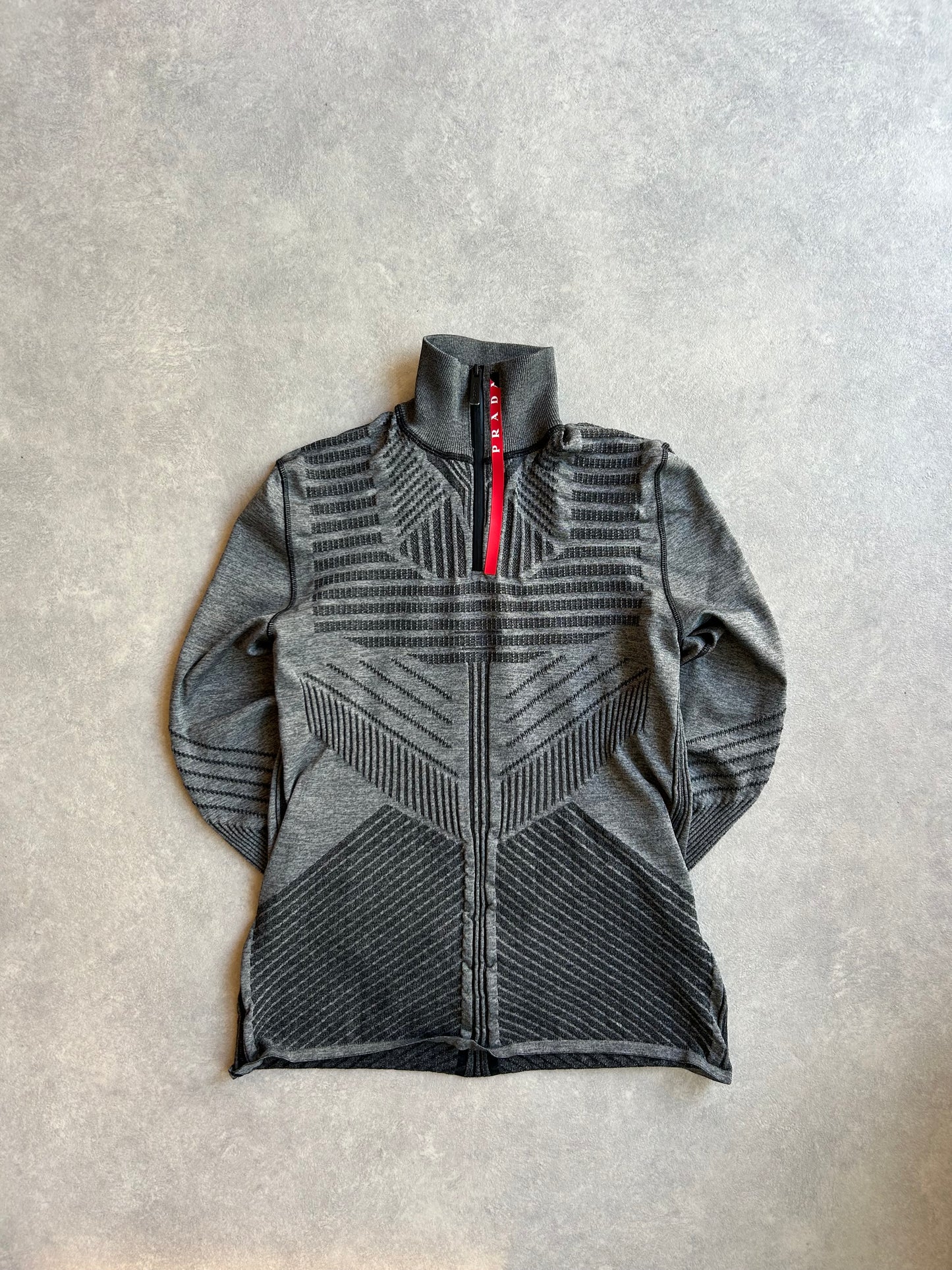 Prada Linea Rossa Grey Techno Knit XXL