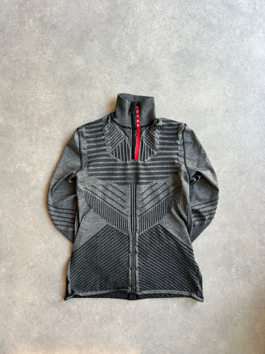 Prada Linea Rossa Grey Techno Knit XXL