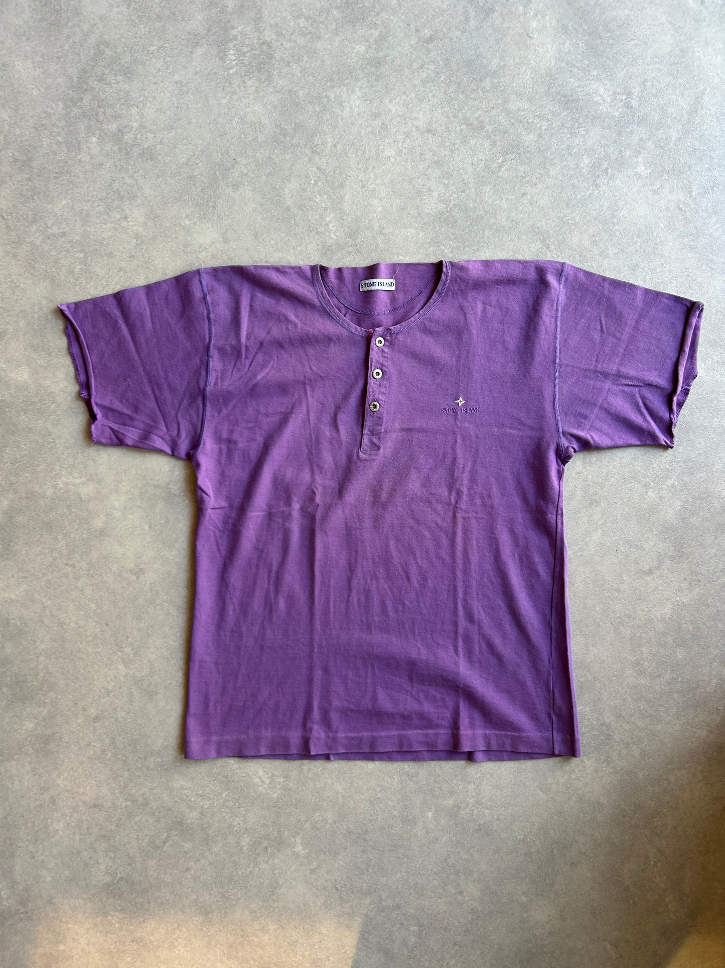 Stone Island Lilac Henley Vintage Large