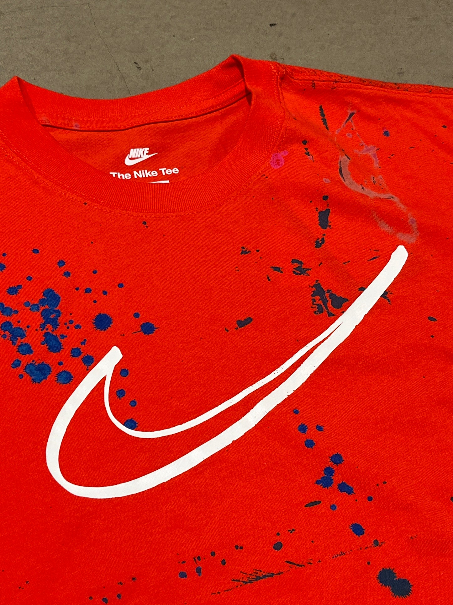Nike x Futura Breaking Max90 Tee Red M