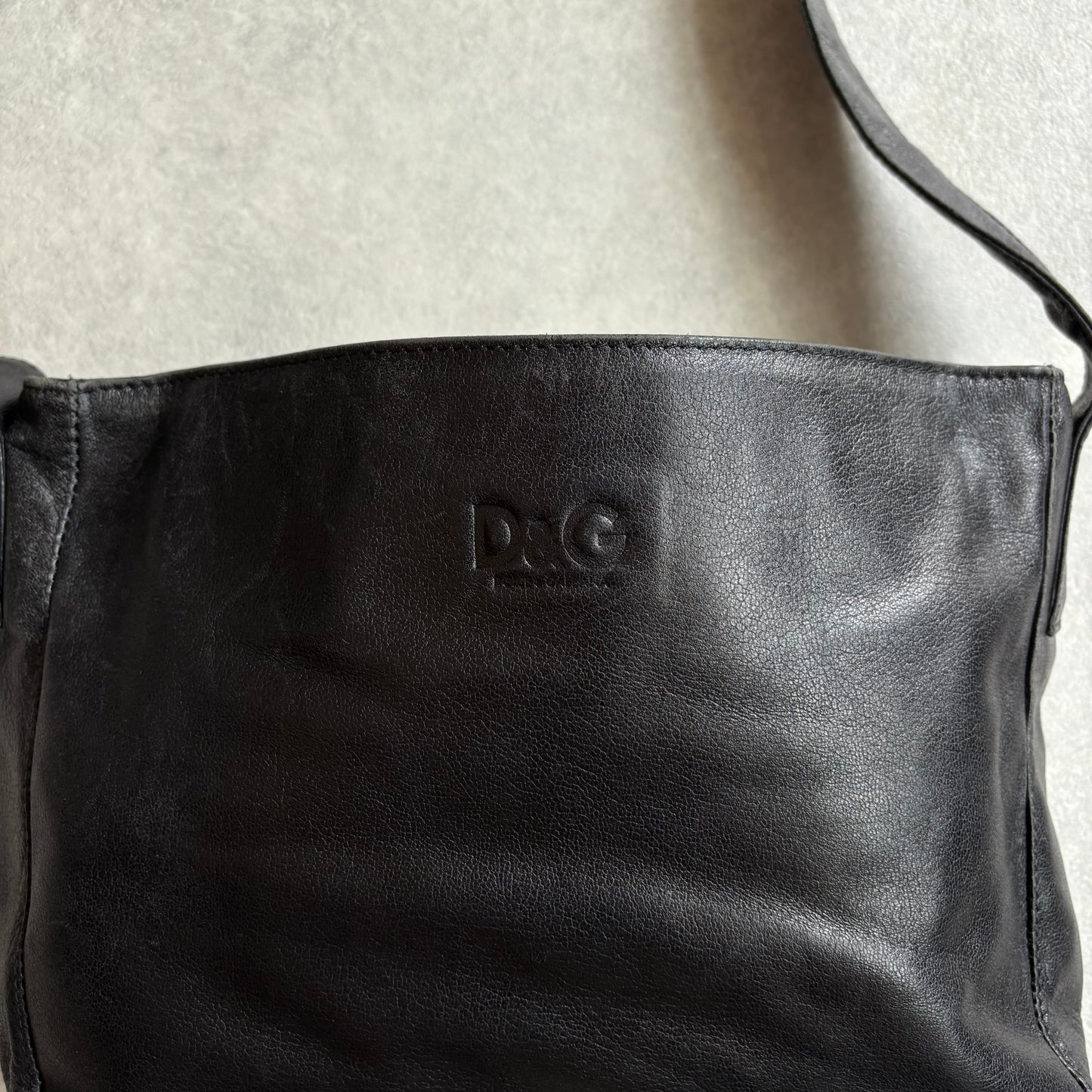 D&G Hobo Shoulder Bag Black
