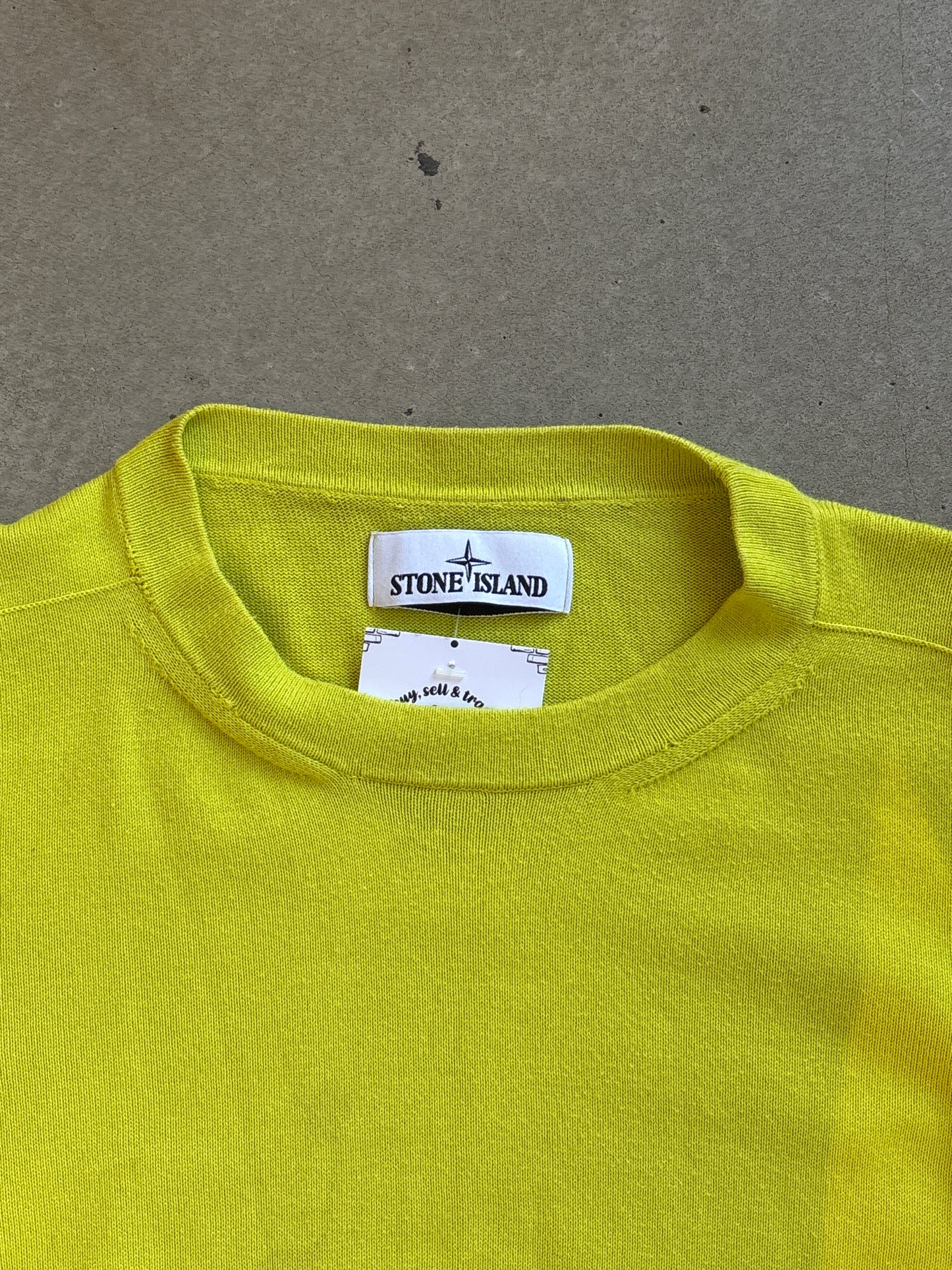 Stone Island Crewneck Neon Green XL