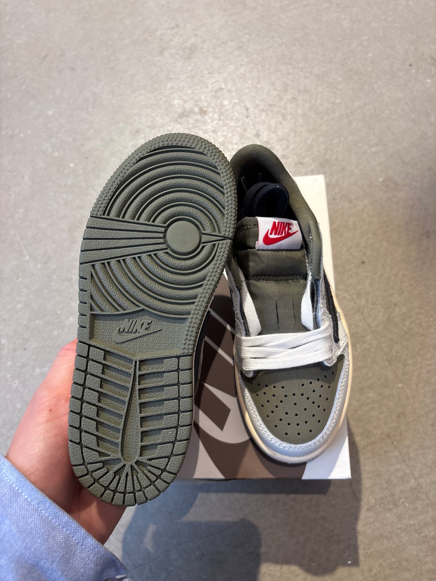 Jordan 1 Retro Low OG SP Travis Scott Medium Olive (PS)