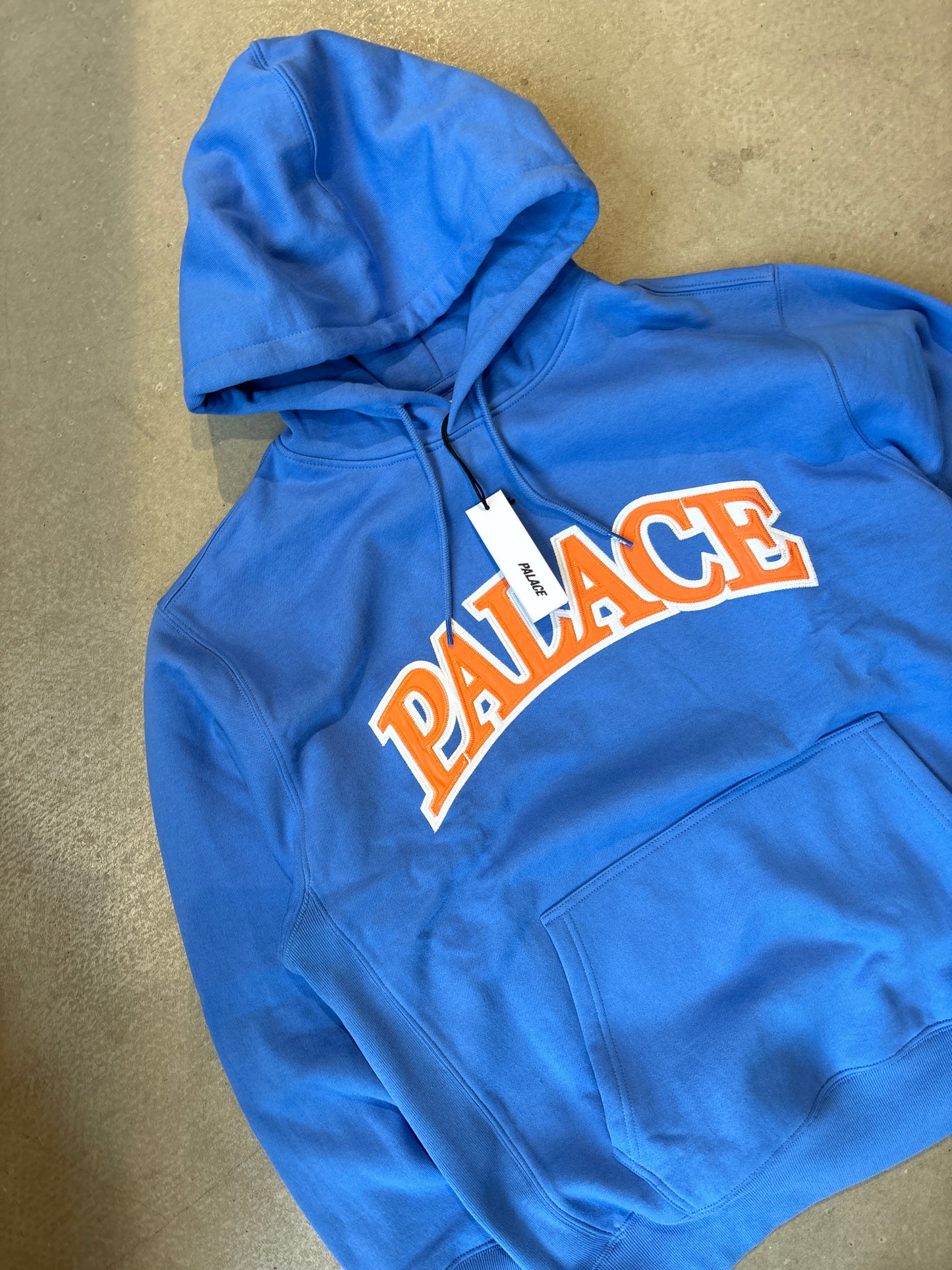 Palace Arc Applique Hood Palatial Blue