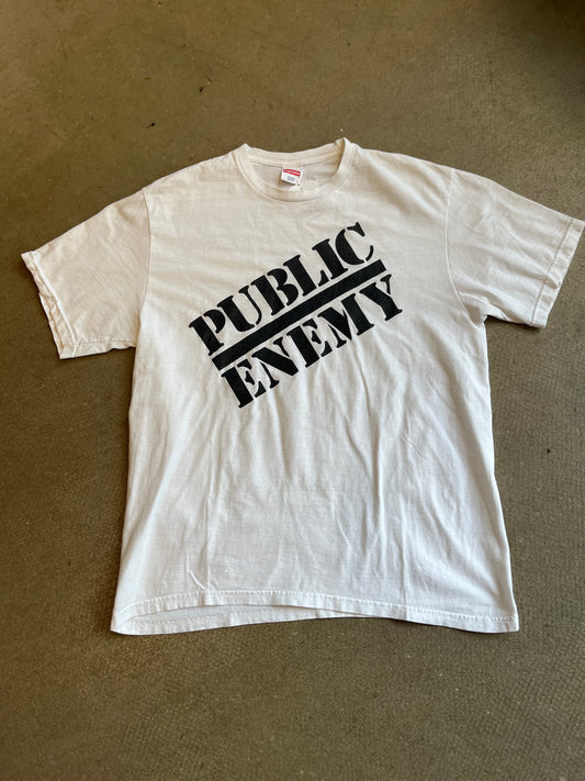 Supreme UNDERCOVER/Public Enemy Tee White L