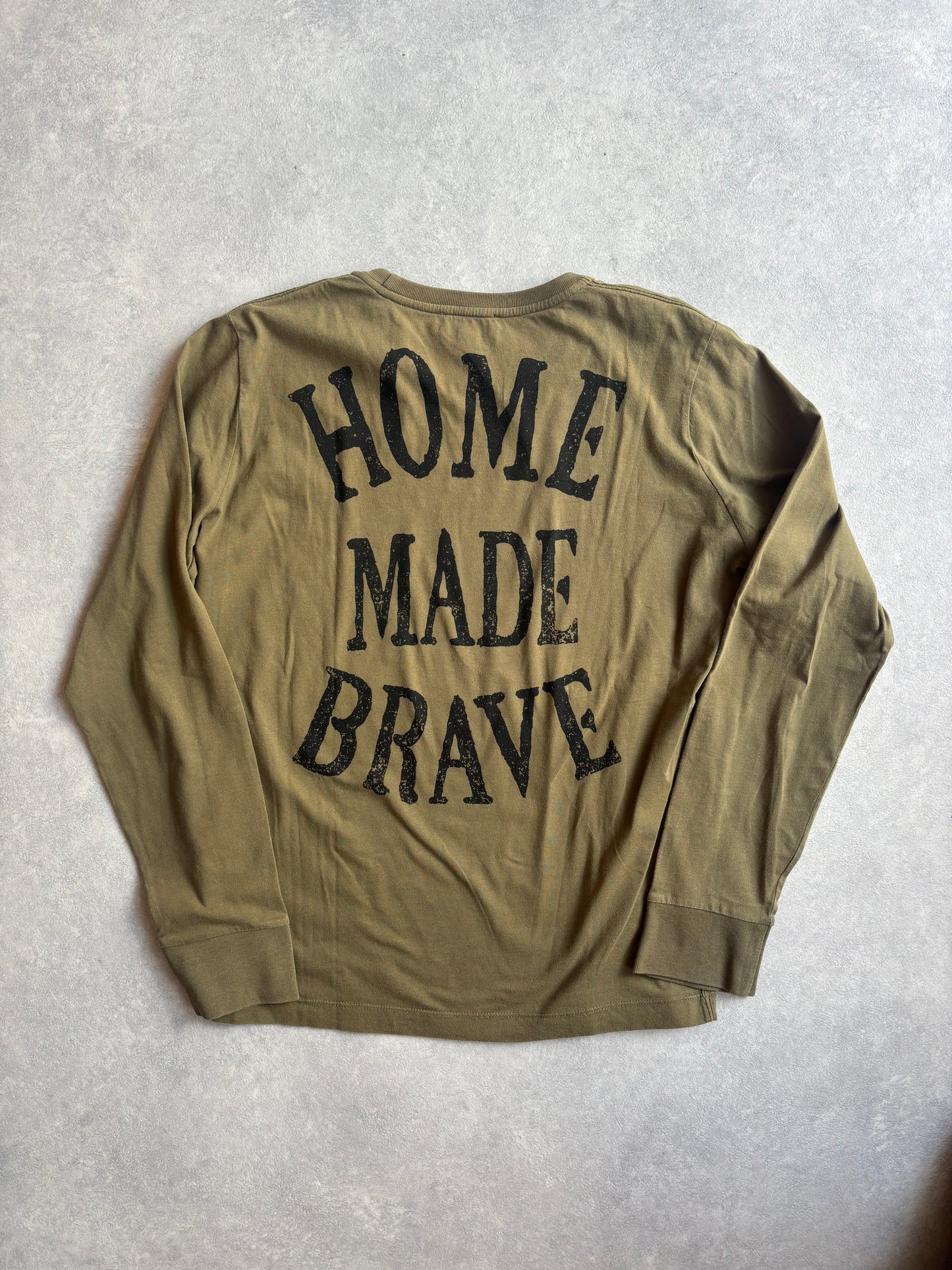 Diesel Us And Them Long Sleeve Army green M