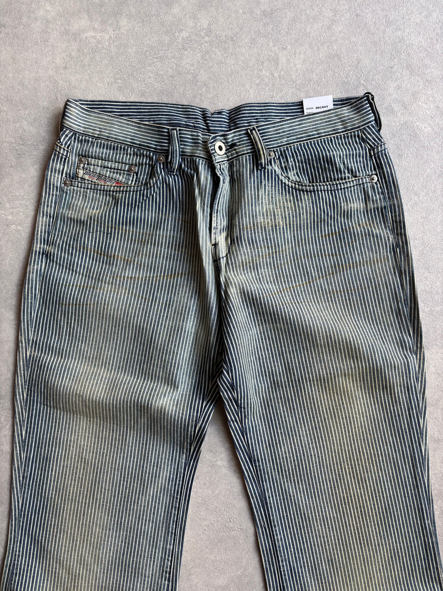 Diesel Faded Striped Daze Jeans