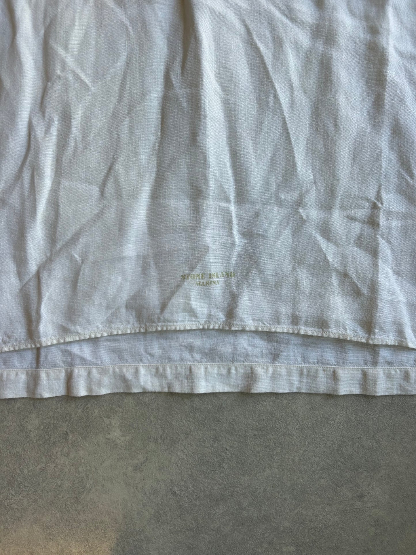 Stone Island Marino Vintage Linnen Shirt XL