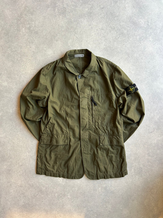 Stone Island Ripstop Overshirt Army Green XL