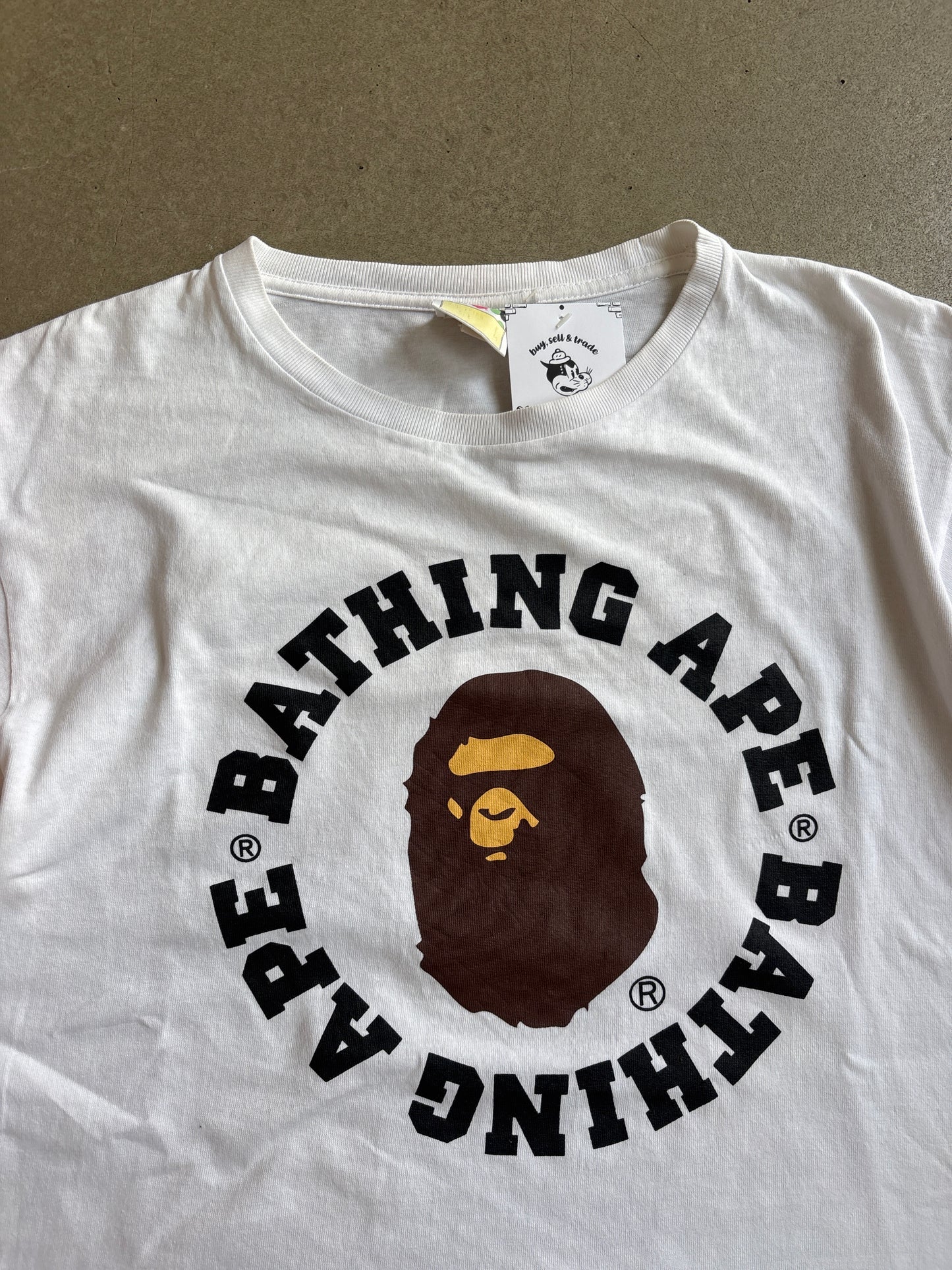 Bape Tee Classic White L