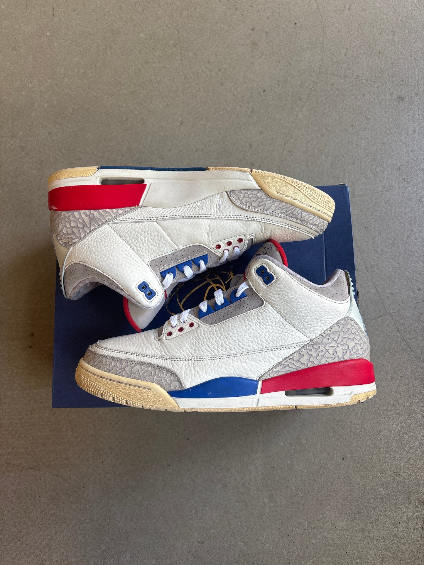 Jordan 3 Retro International Flight White 45