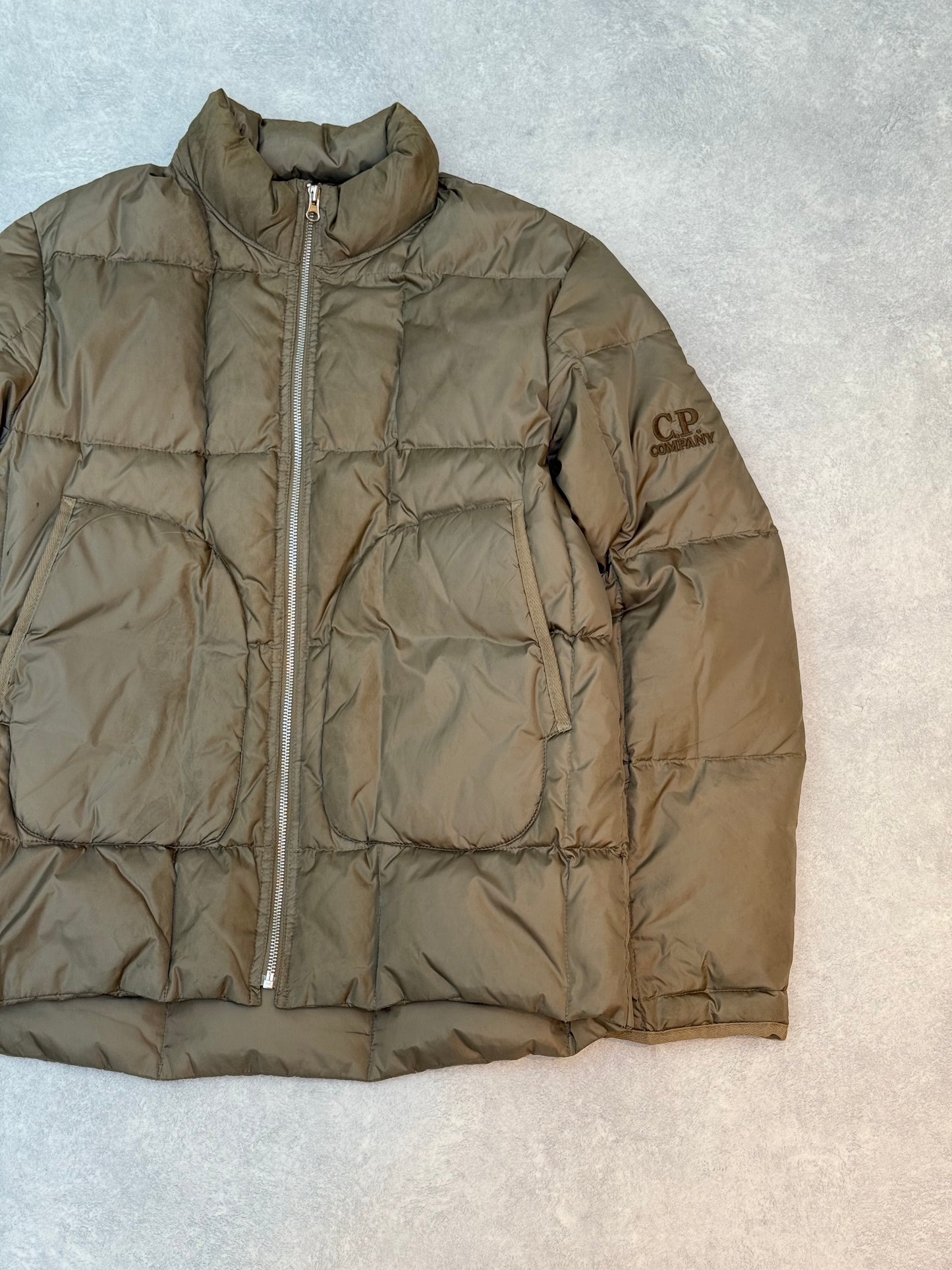 Cp Company Junior Piuma D'oca Puffer Brown 16