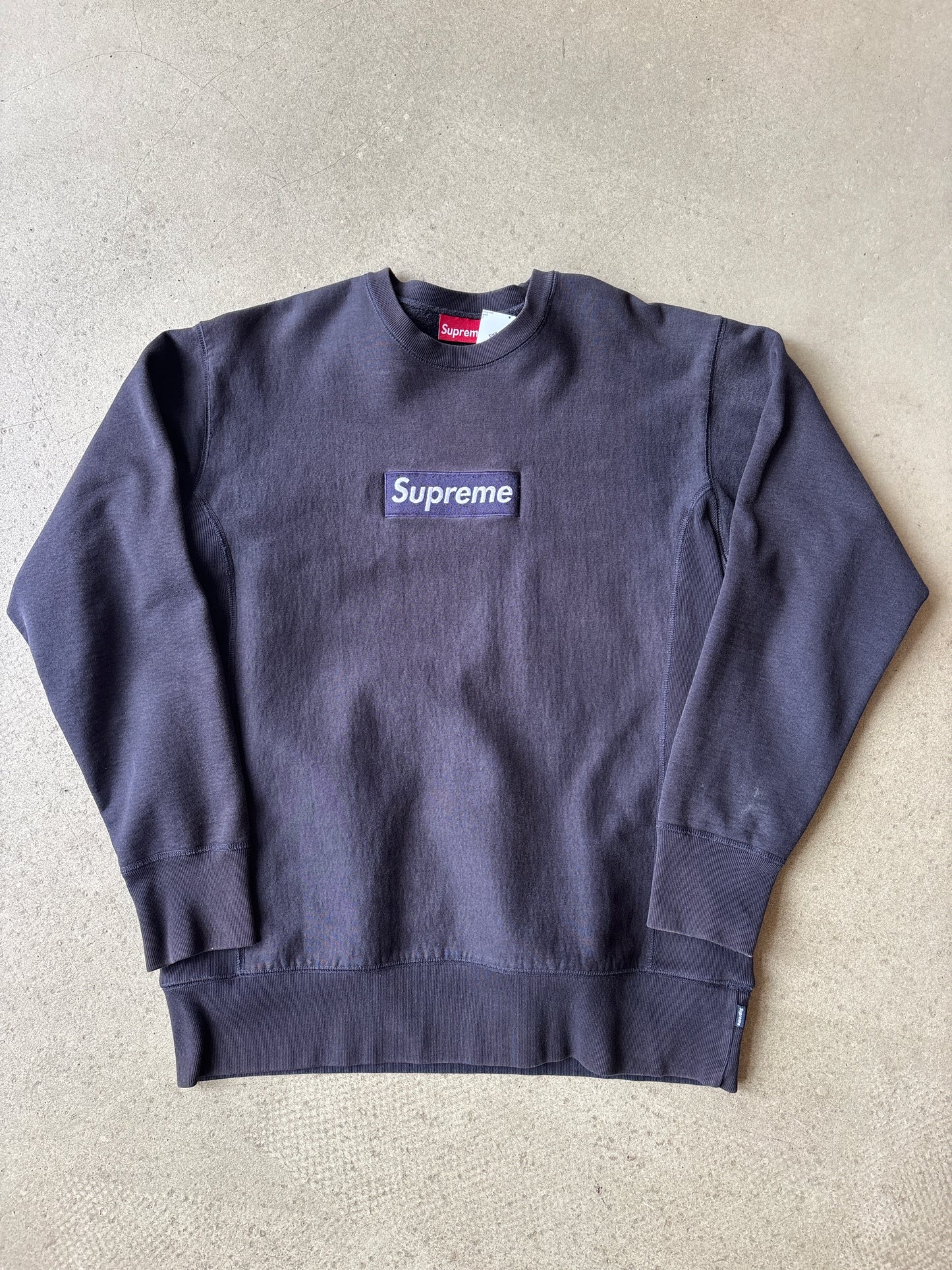 Supreme Box Logo 2003 Crewneck Navy L