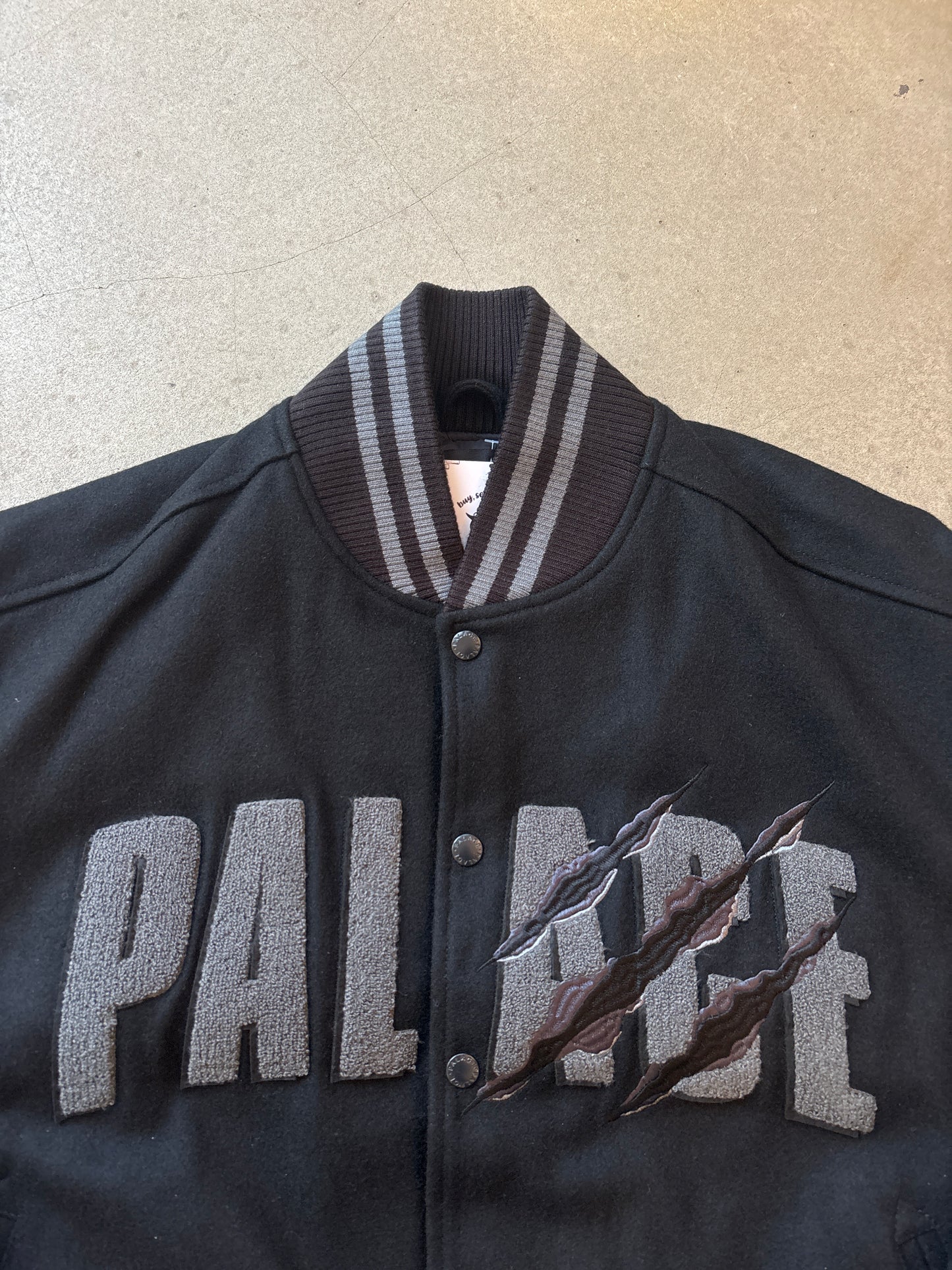 Palace Tora Tora Varsity Jacket Black