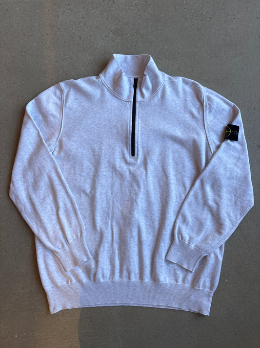 Stone Island Quarter Zip White XXL