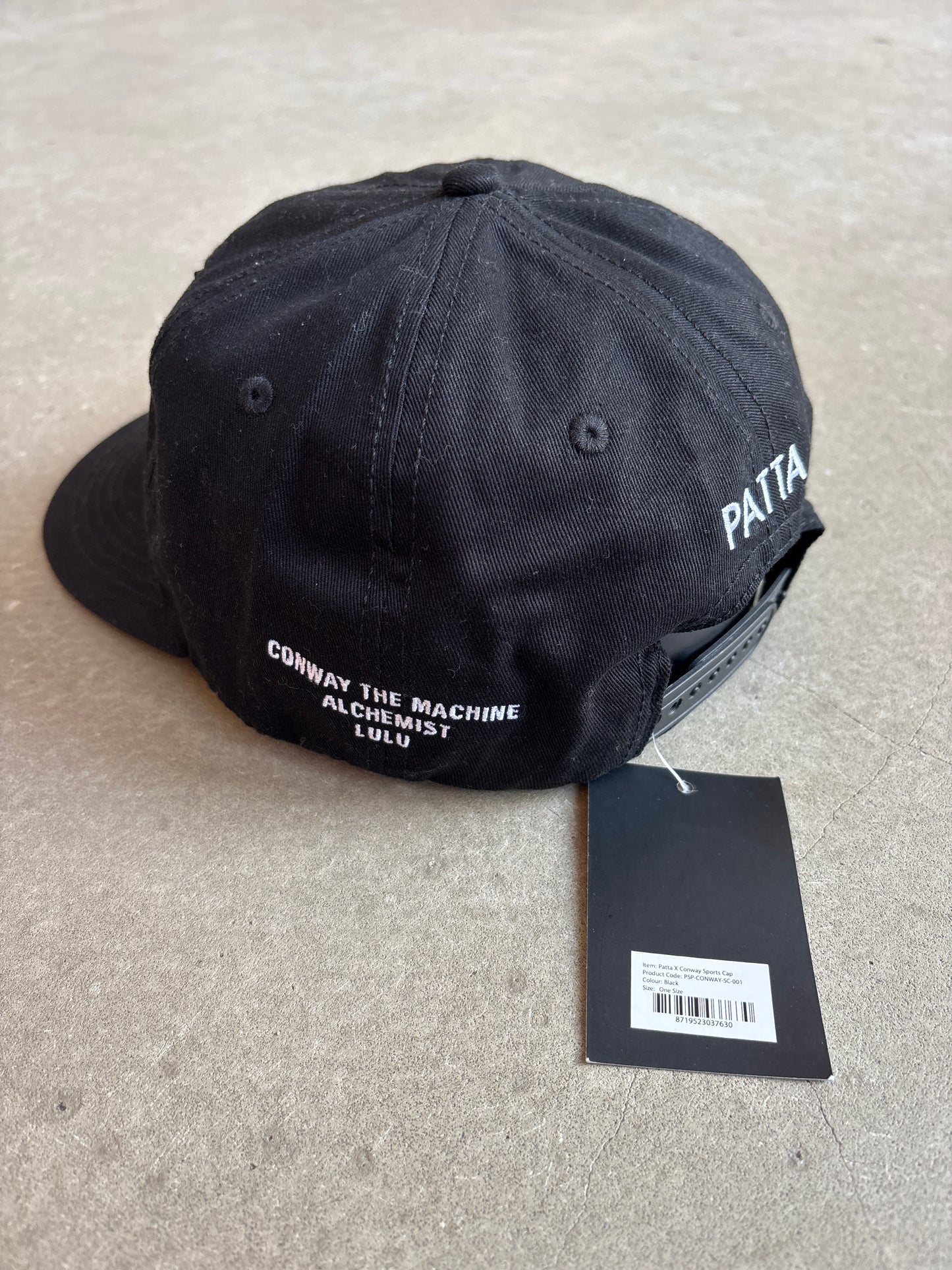 Patta x Conway The Machine x The Alchemist x LuLu Shark Cap Black