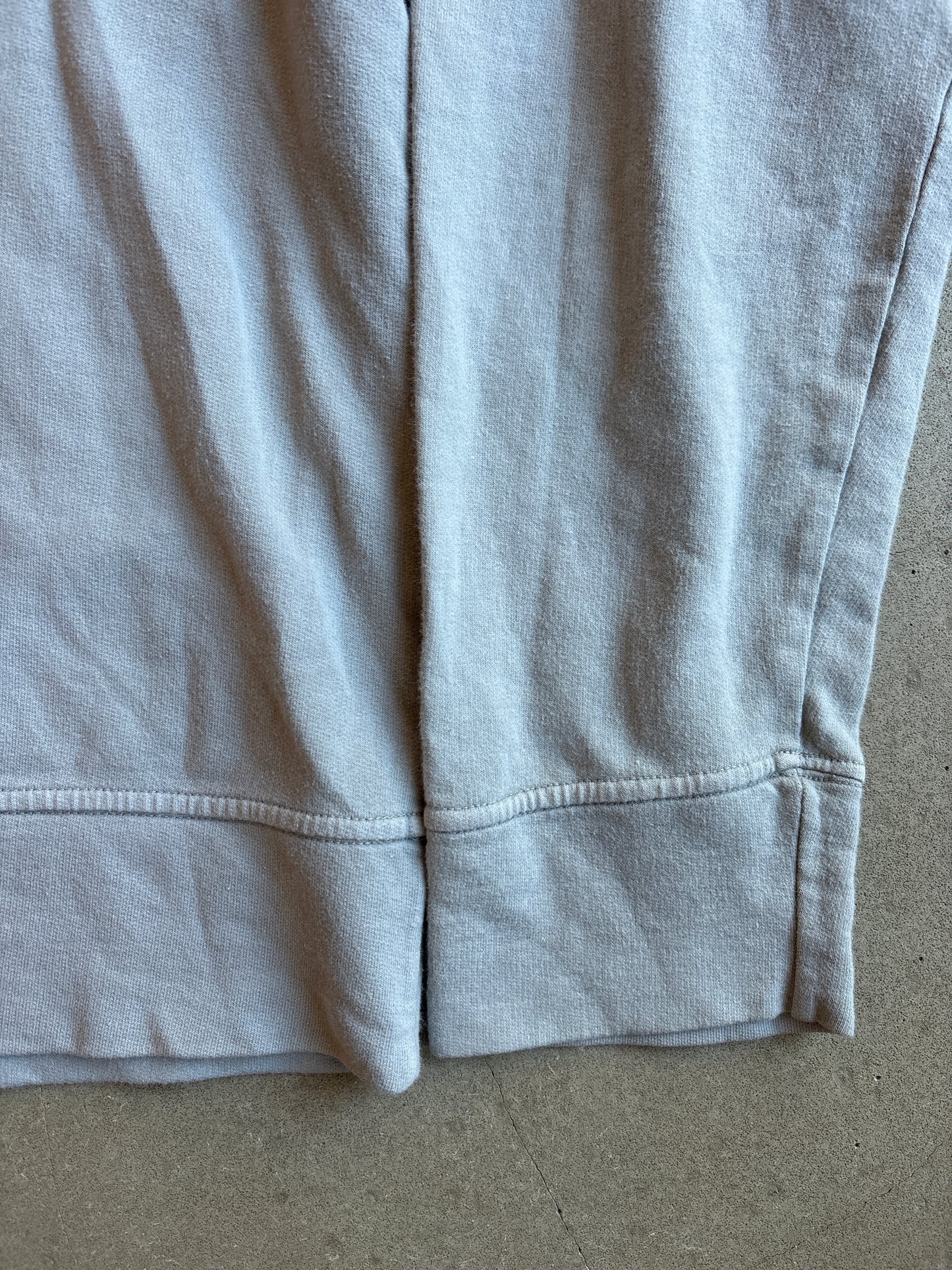 Stone Island Cutout Logo Sweater Grey Medium