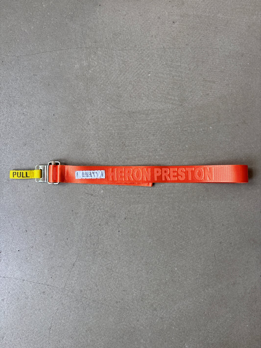 Heron Preston Jacquard Tape Belt Orange