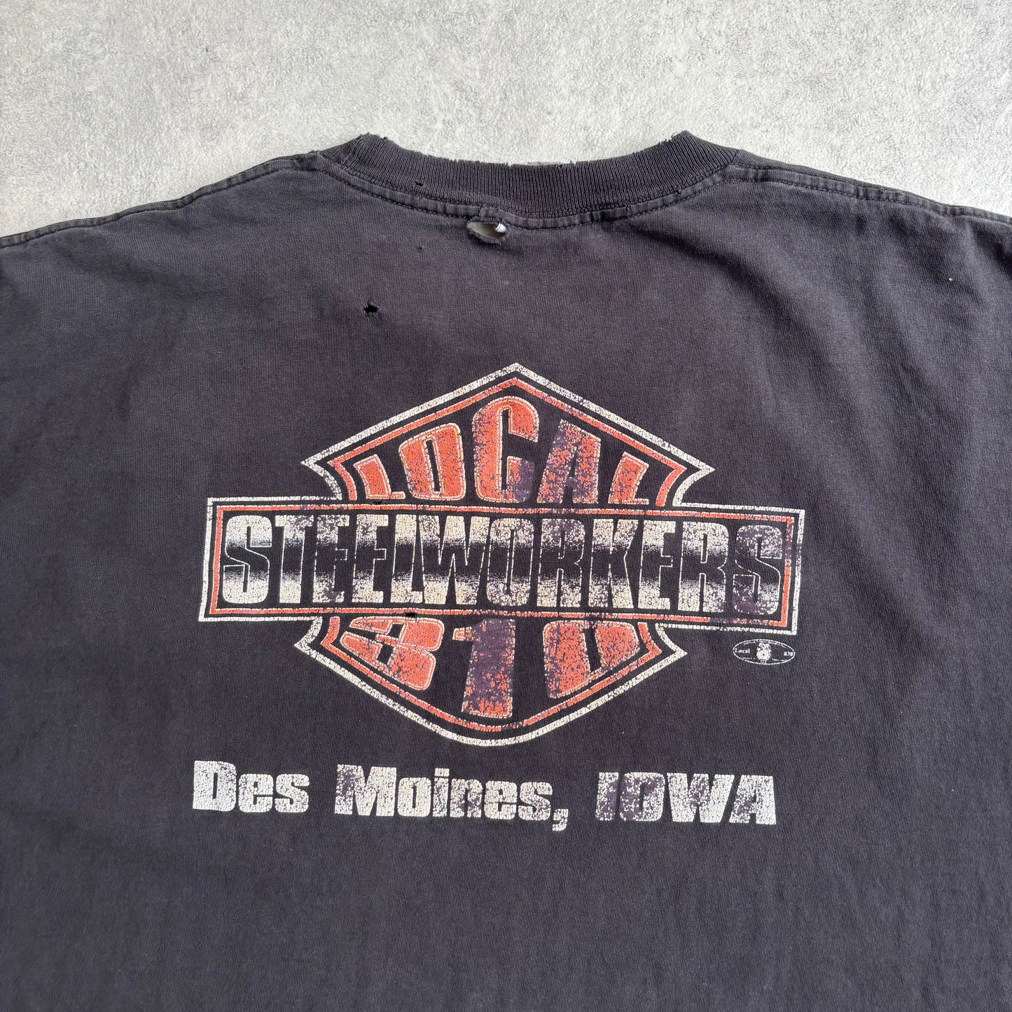 Vintage USW Local 310 Disstressed T-Shirt XXXL