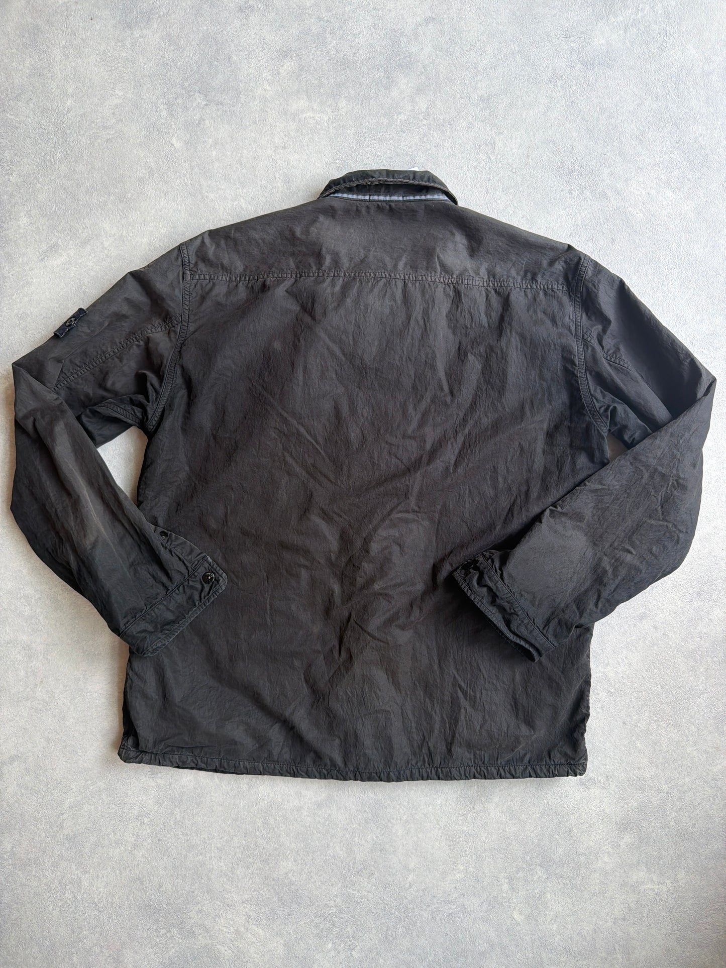 Stone Island Garment Dyed Overshirt  Black XXL