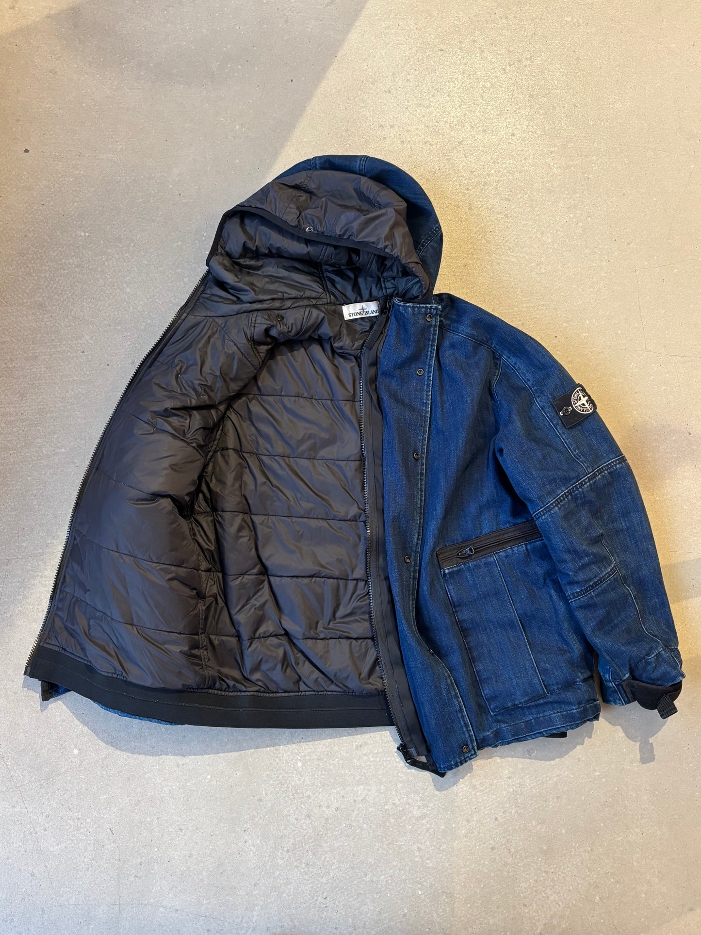Stone Island Polypropylene Denim Jacket XXL