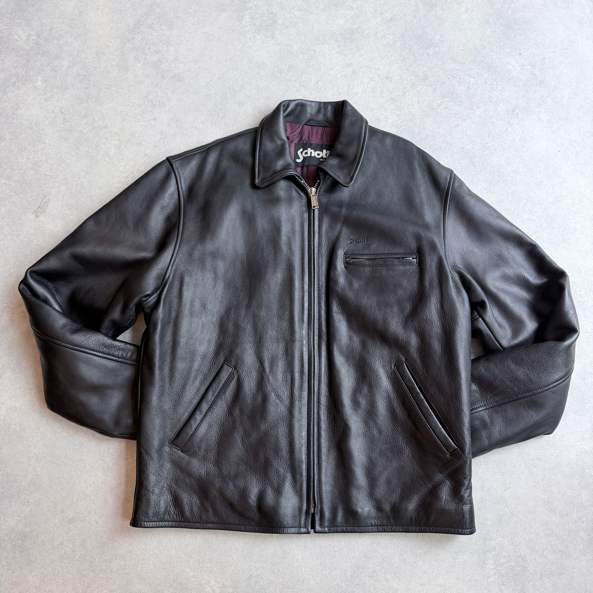Schott N.Y.C Leather Jacket L