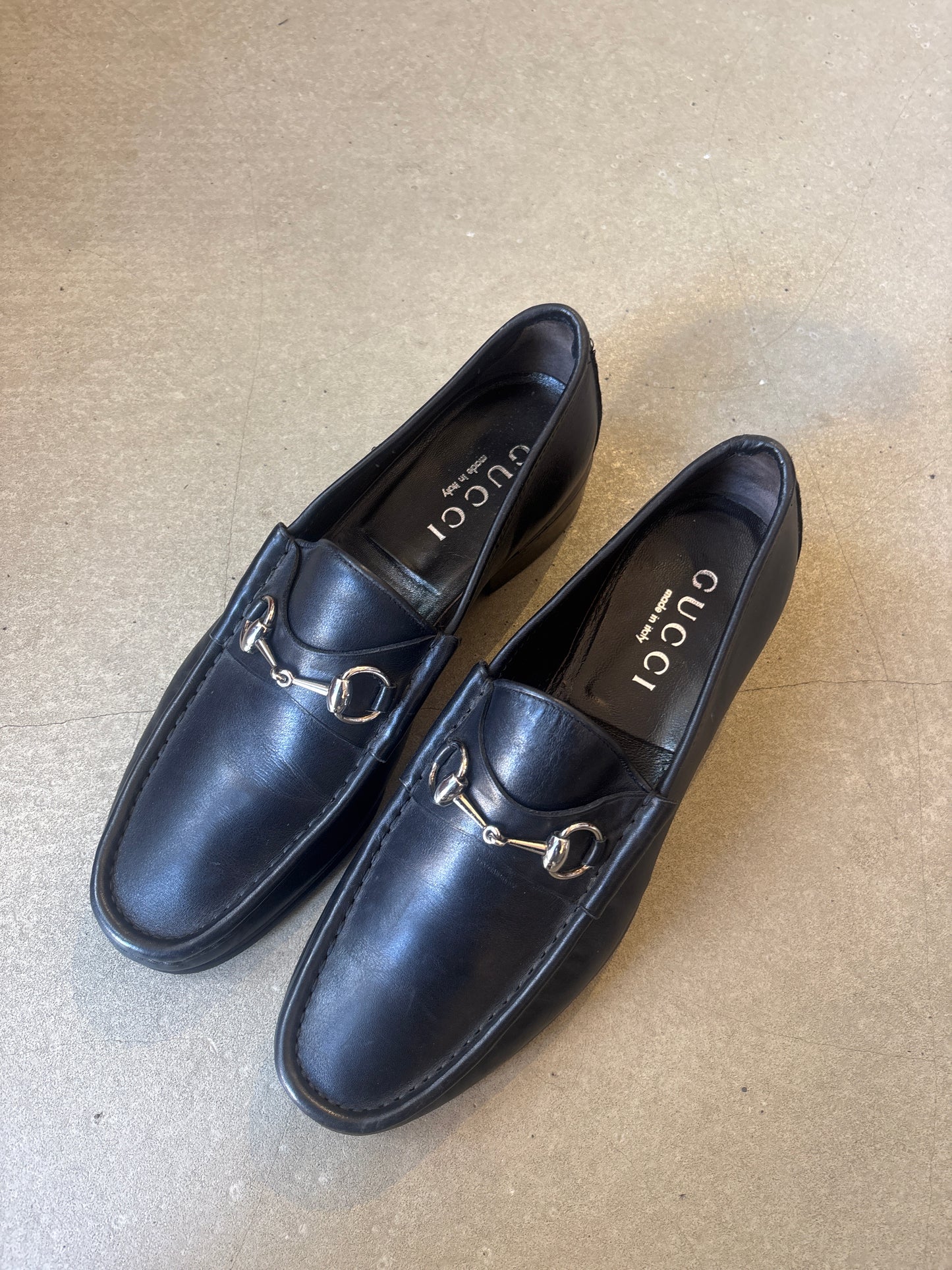 Gucci Horse Bit Loafers Black