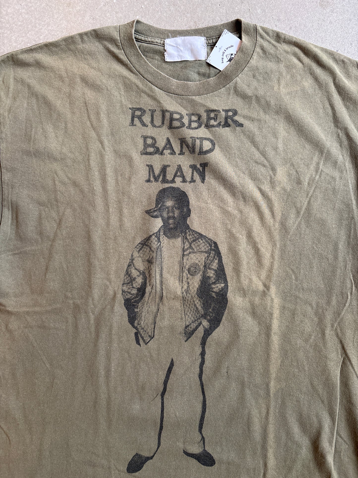 Situation Normal SNAFU Rubber Band Man Tee Khaki L