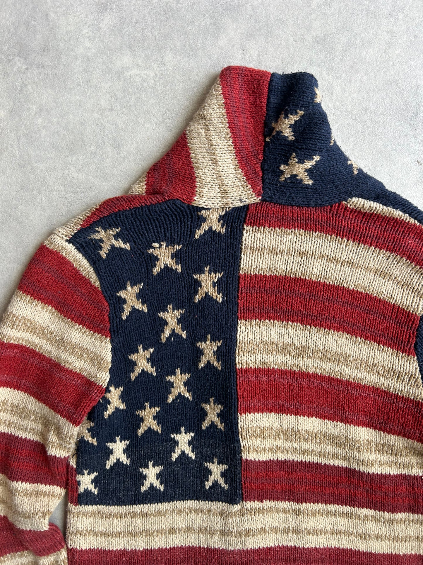 Ralph Lauren Polo Flag Cardigan XL