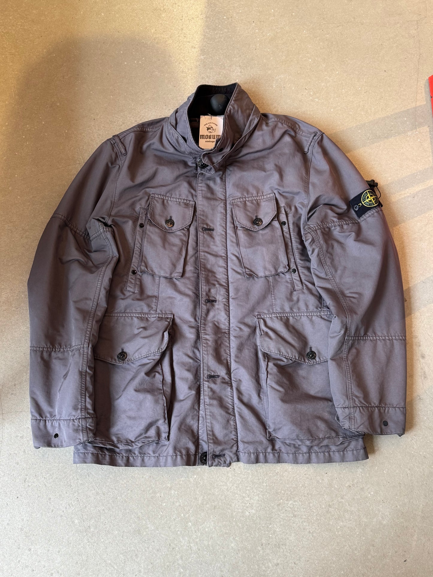 Stone Island Double Jacket Brown L