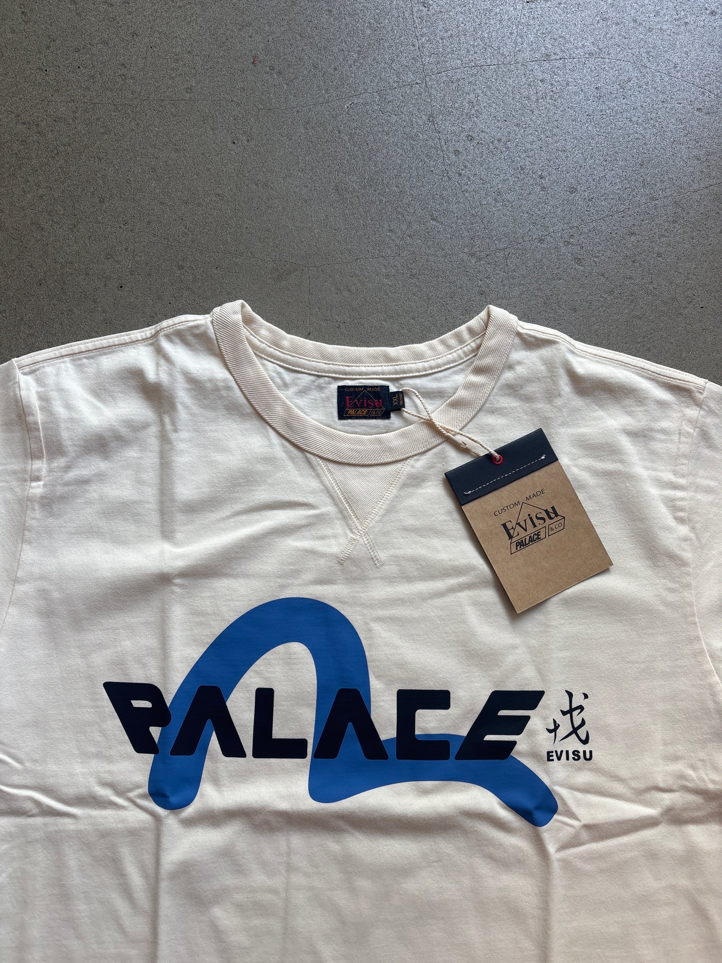 Palace x Evisu Logo T-Shirt White