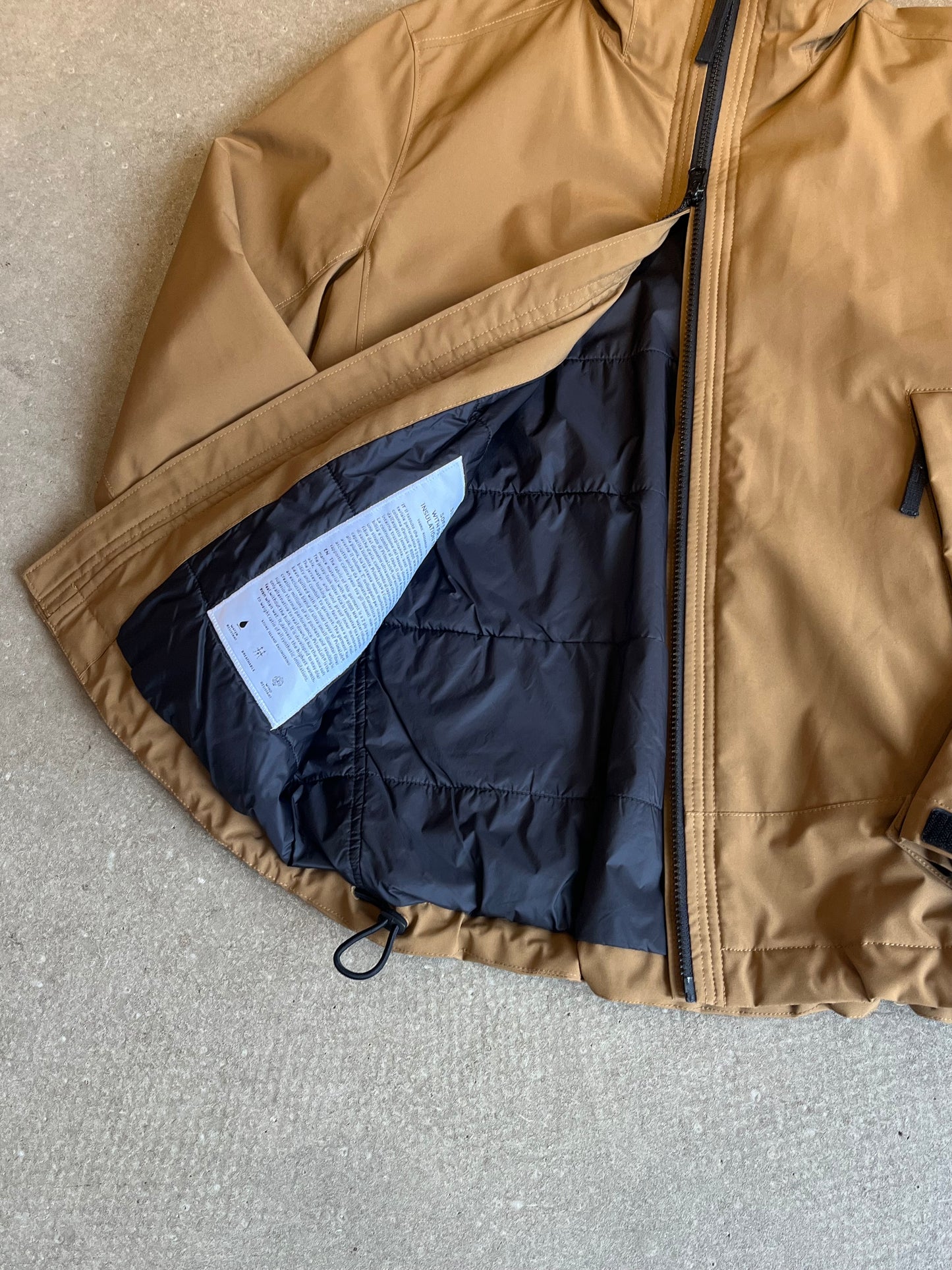 Stone Island Brown Soft Shell Jacket S