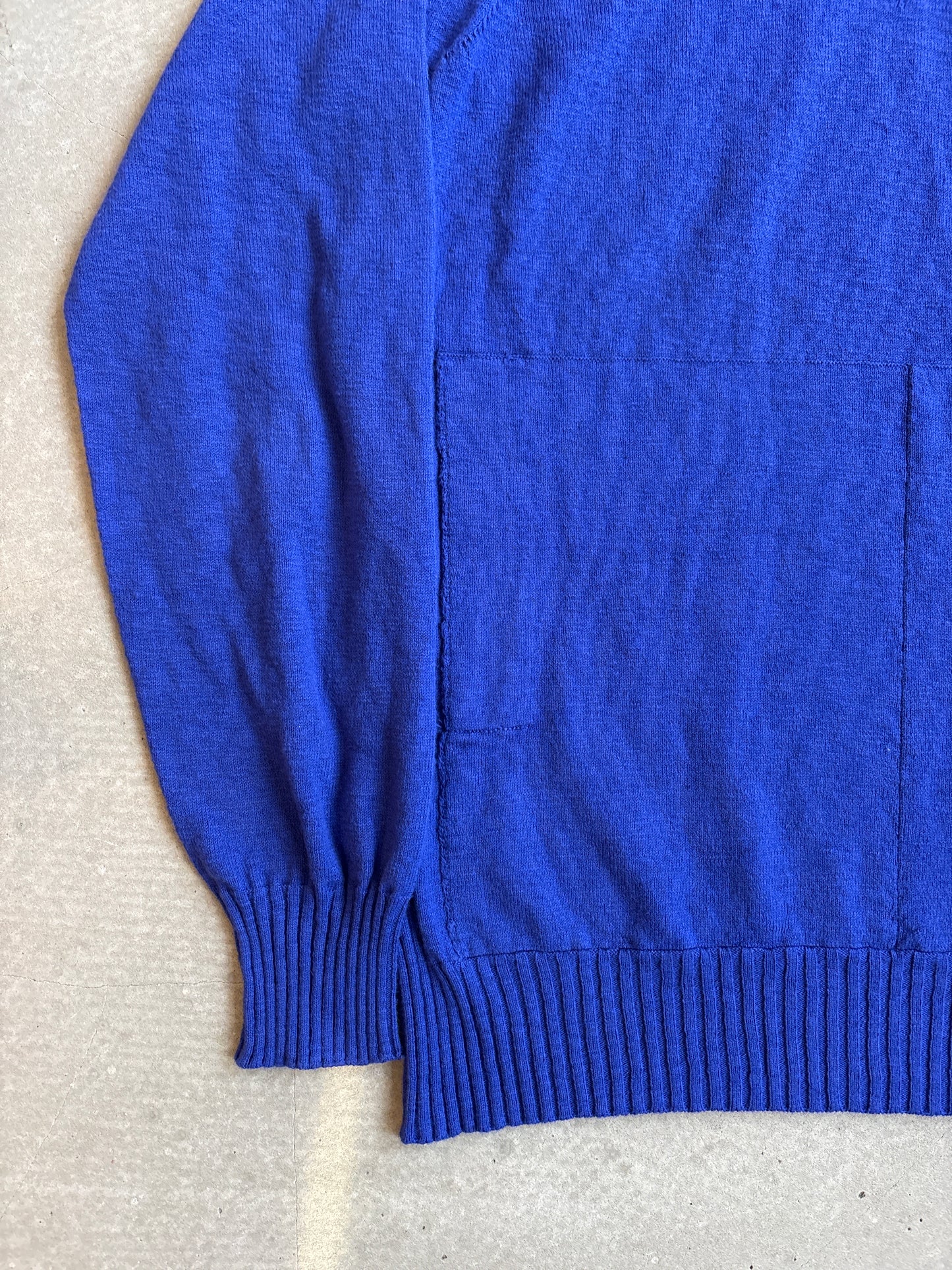 Stone Island Wool Knit Hoodie Blue M